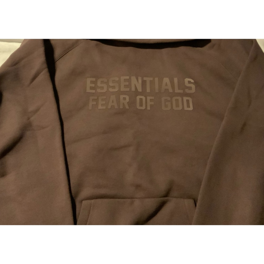 Fear of God Essentials Brown Hoodie